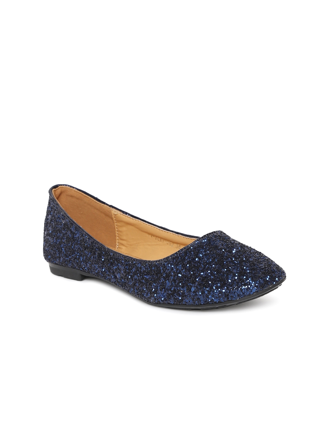 navy blue flats with ankle strap