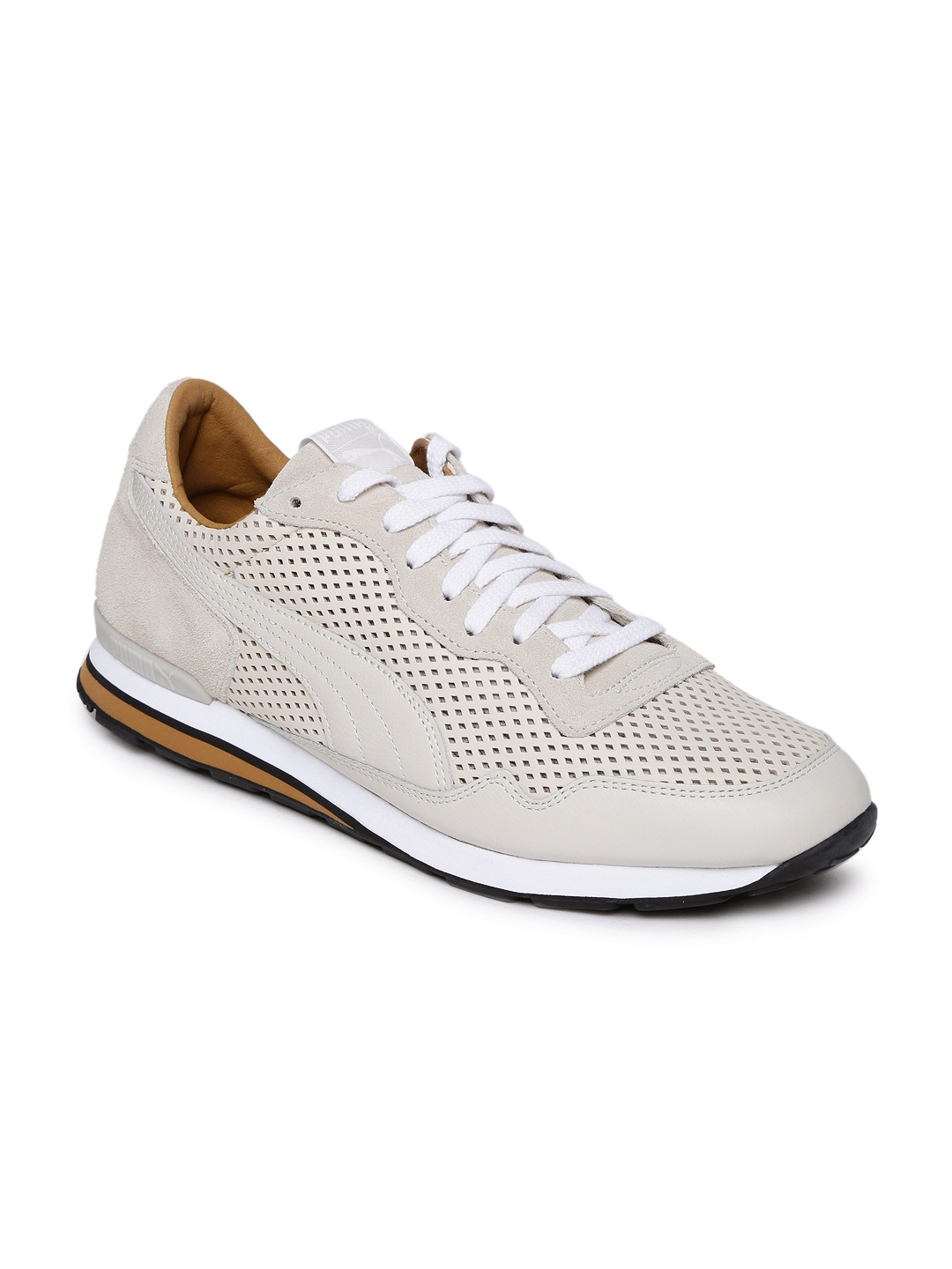Buy Puma Men Beige Suede Sneakers - Casual Shoes for Men 2253117 | Myntra