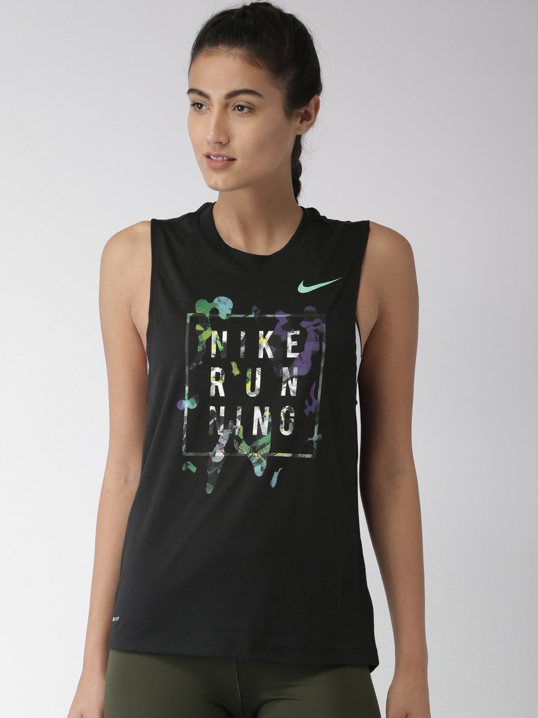 womens black nike tank top