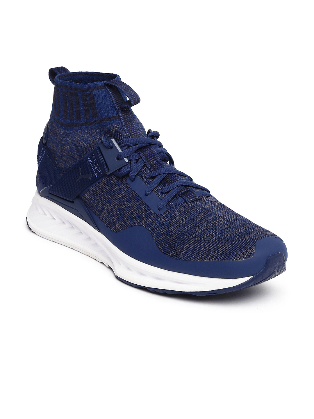 puma men blue running shoes