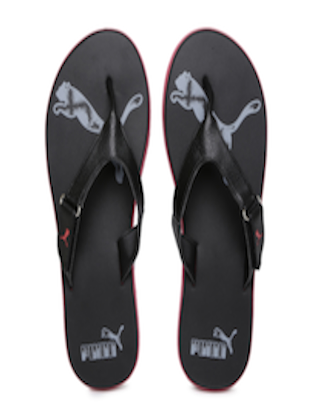 Buy Puma Men Black Printed Sandals - Sandals for Men 2255169 | Myntra