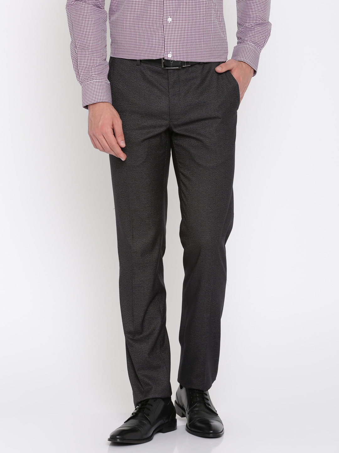 NEW TOMMY HILFIGER SLIMMEST FIT UNIVERSITY BLACKBERRY FLAT FRONT PANTS 35 x 32