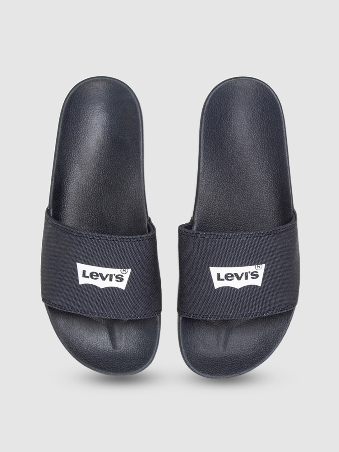 Buy Levis Men Navy Printed Sliders - Flip Flops for Men 22570746 | Myntra