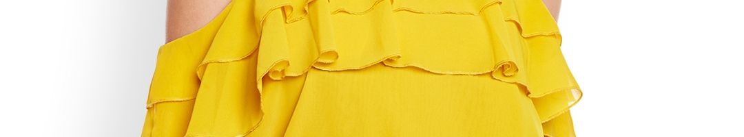 Buy Eyelet Women Yellow Solid Top - Tops for Women 2257832 | Myntra