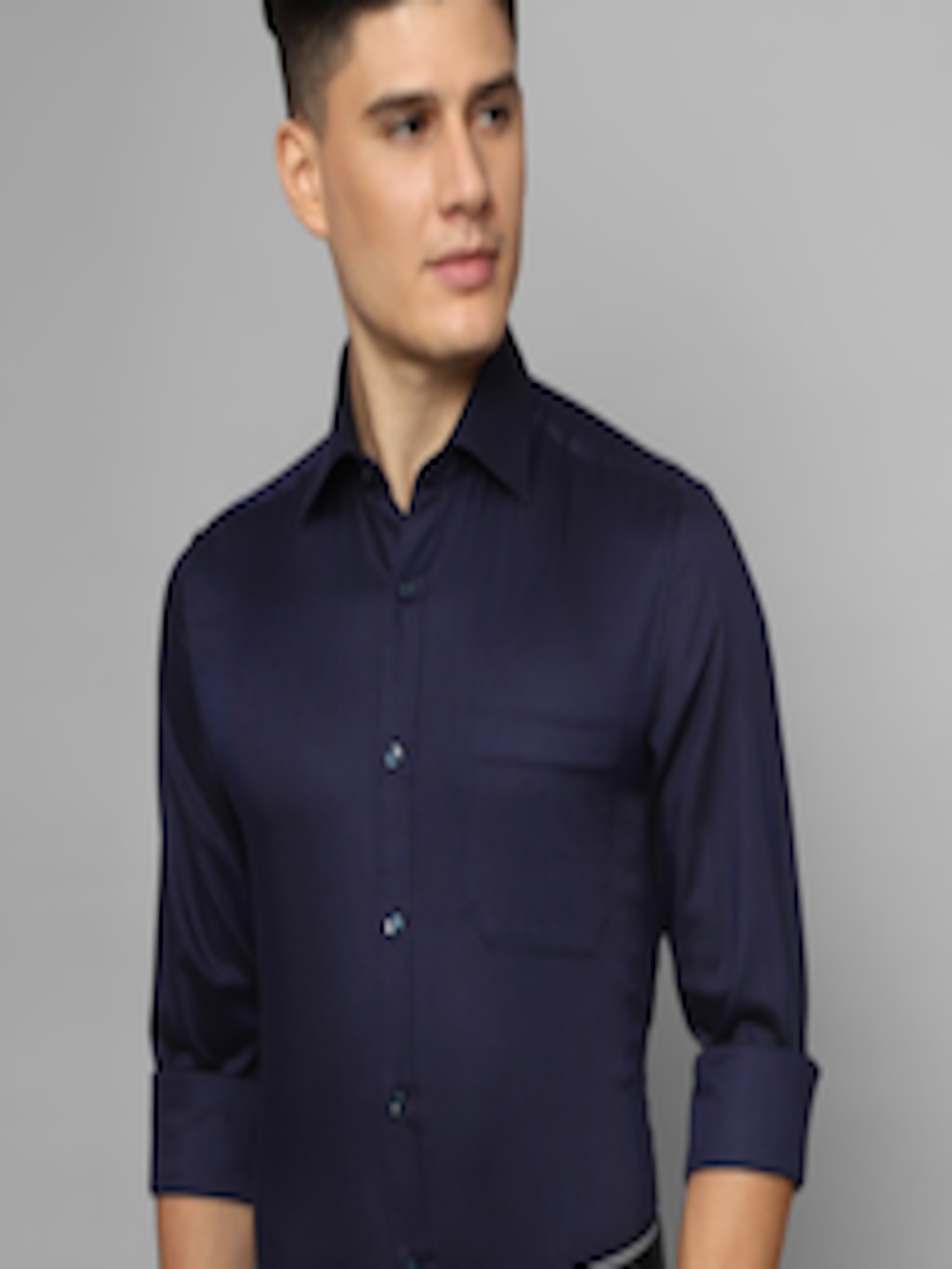 Buy Louis Philippe Opaque Formal Pure Cotton Shirt - Shirts for Men ...