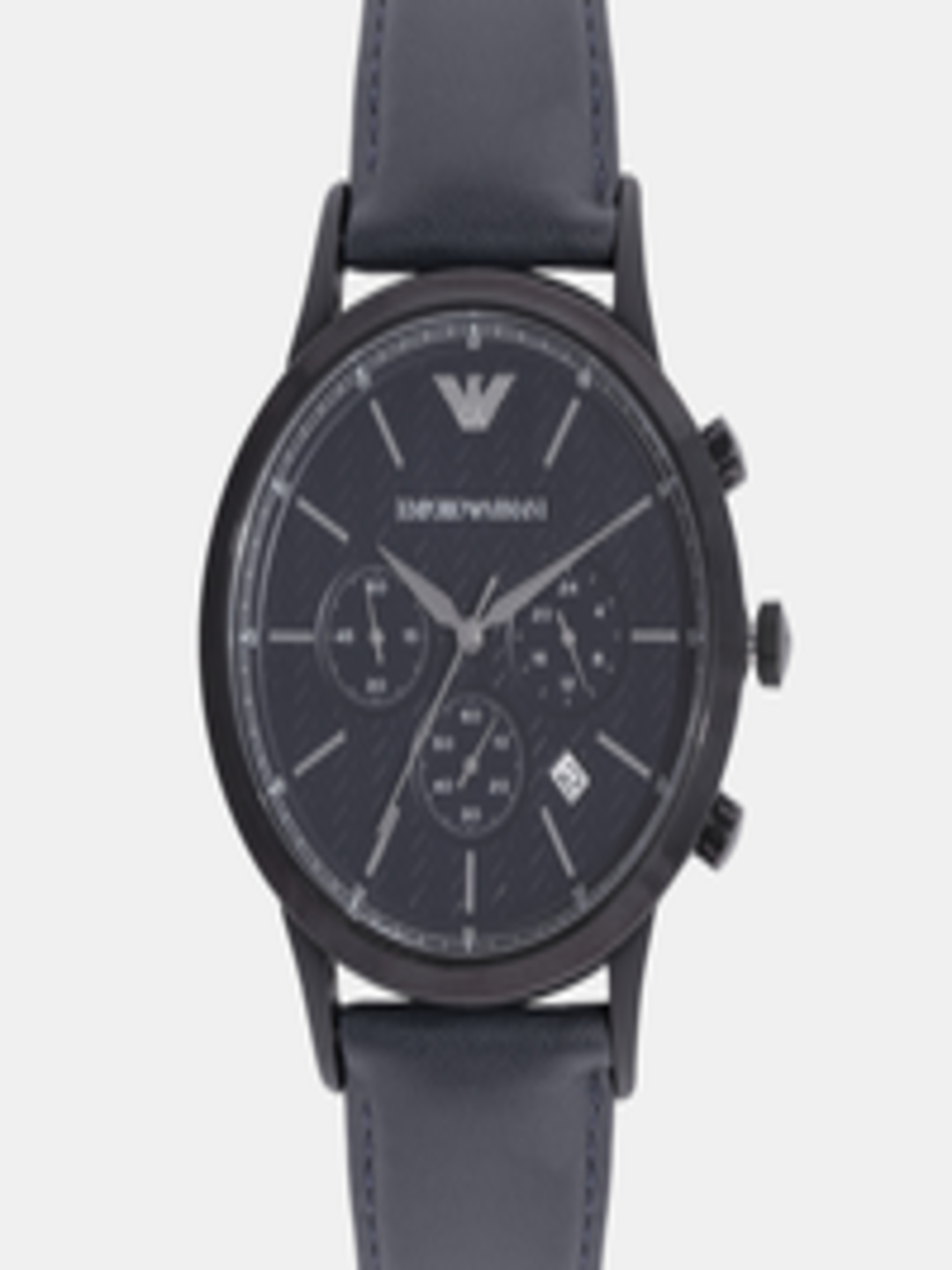 Buy Emporio Armani Men Navy Blue Analogue Watch - Watches for Men ...