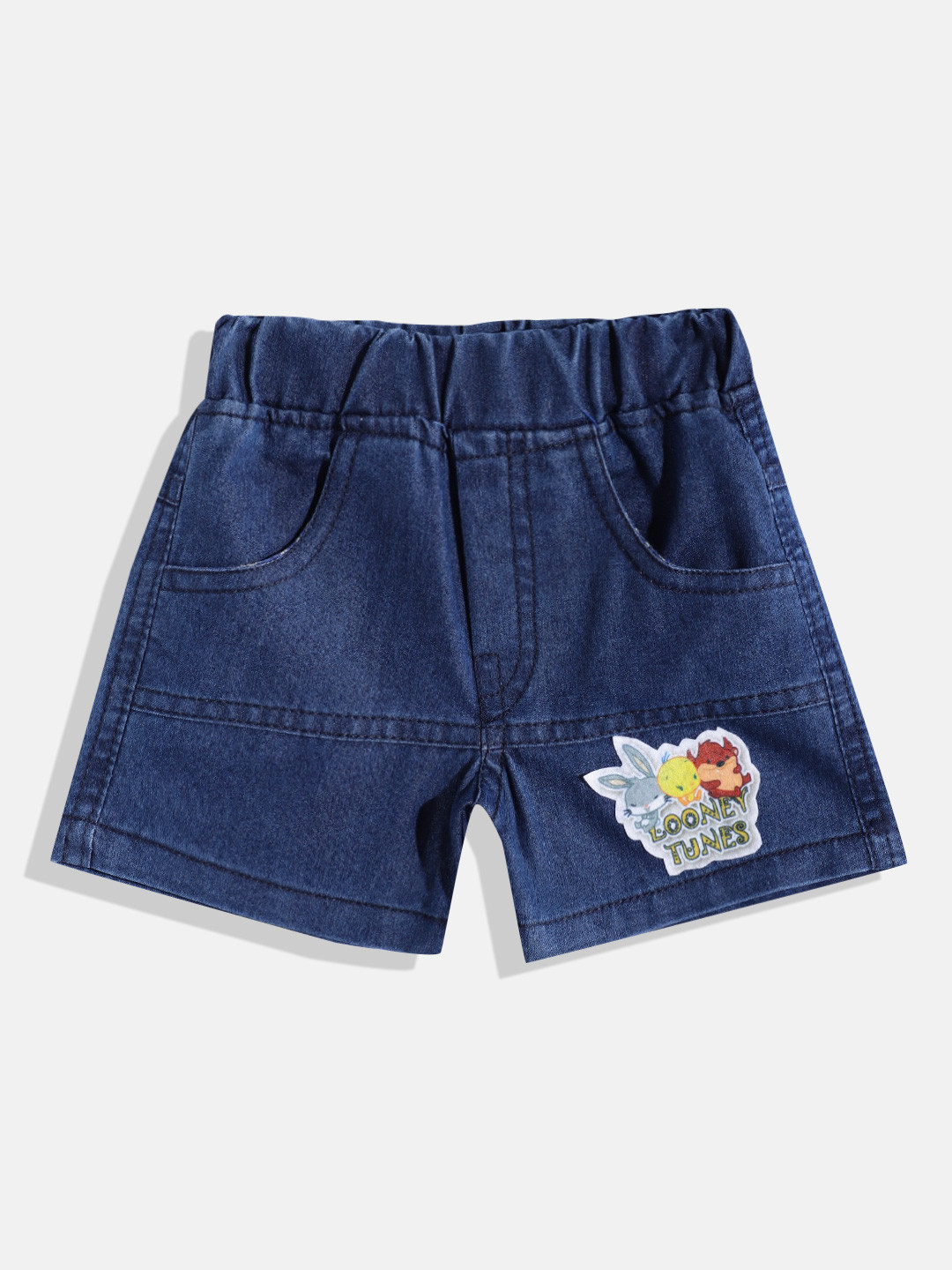 Buy Eteenz Boys Looney Tunes Applique Denim Shorts Shorts for Boys