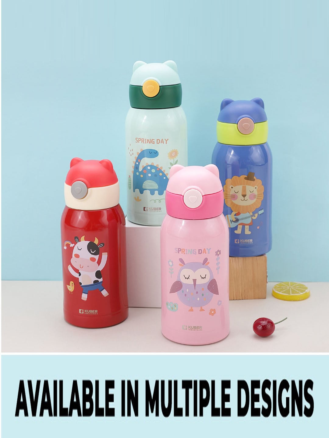 Buy Kuber Industries Pink Printed Leakproof Bunny Sipper Water Bottle buy-kuber-industries-pink-printed-leakproof-bunny-sipper-water-bottle