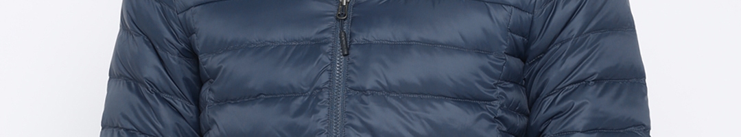 Buy The North Face Men Navy Blue Solid Insulator Puffer Jacket ...