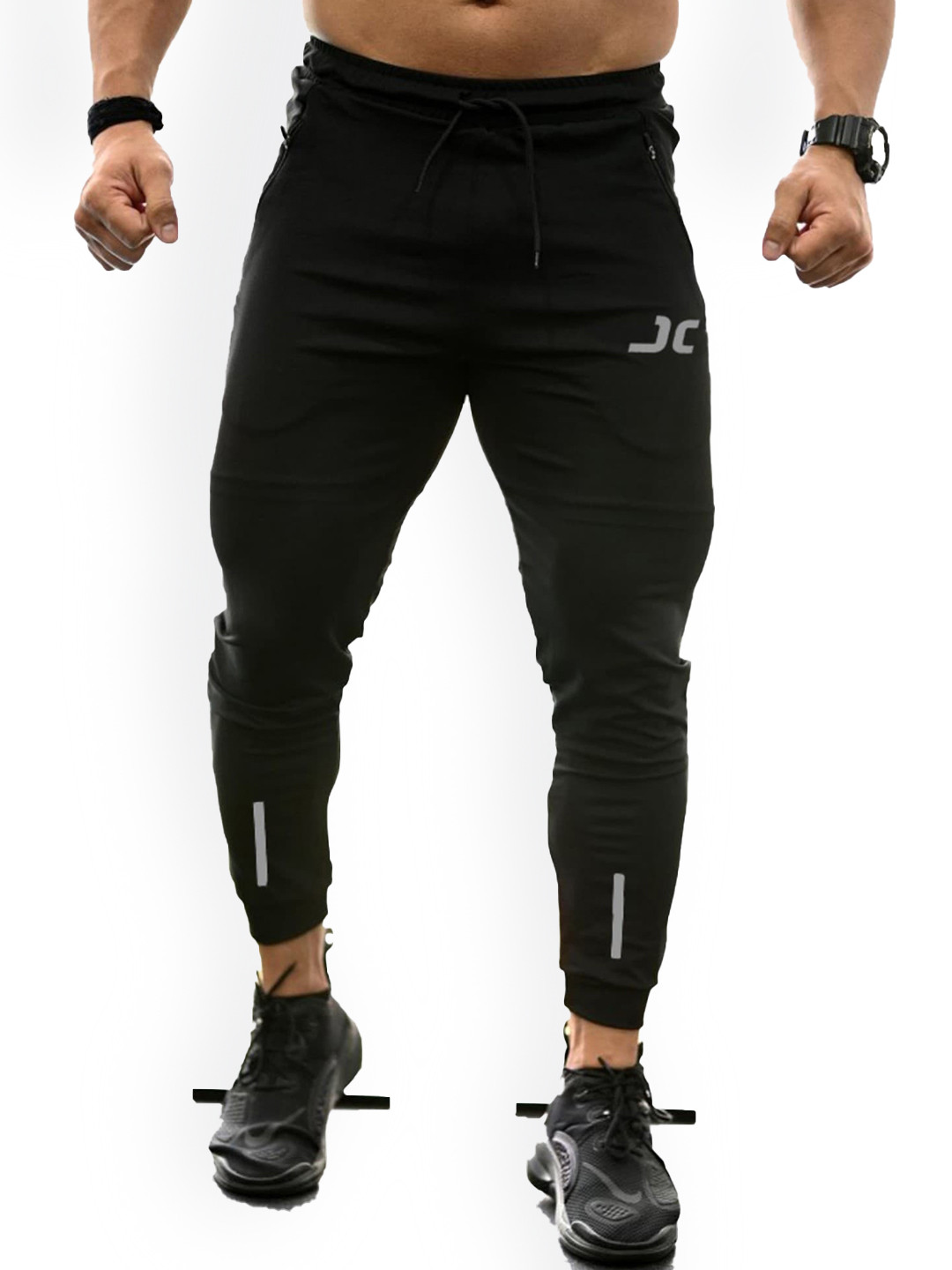 Buy JUMPCUTS Men Slim Fit Cotton Joggers Track Pants for Men 22615884