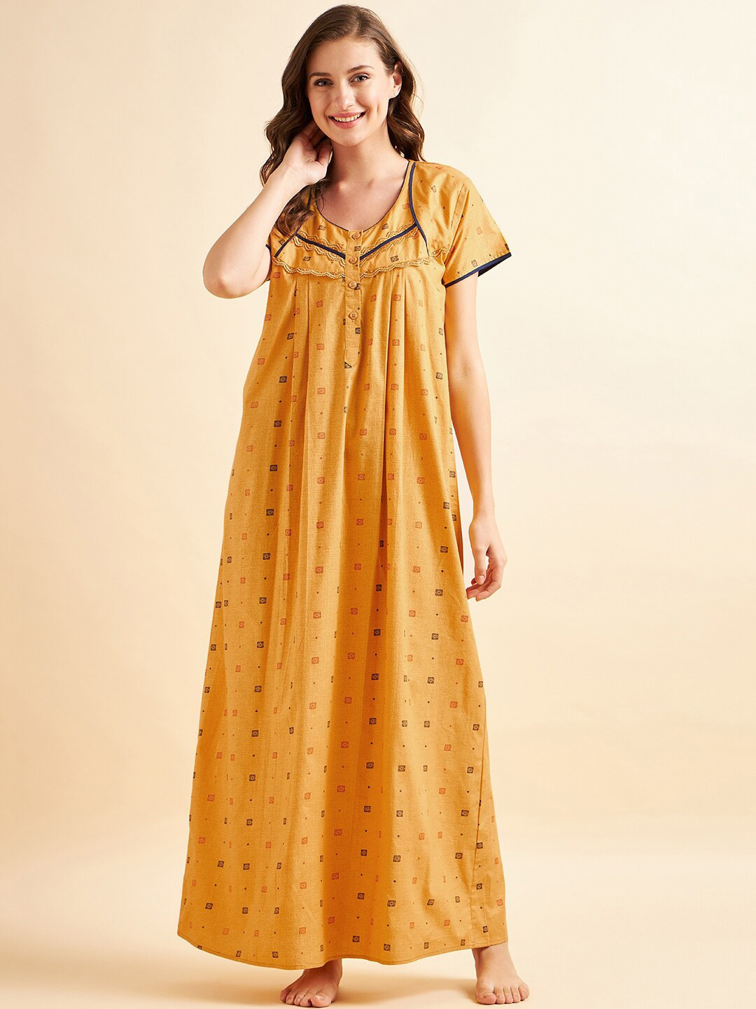 Multi-Colored Fashion Nightdress