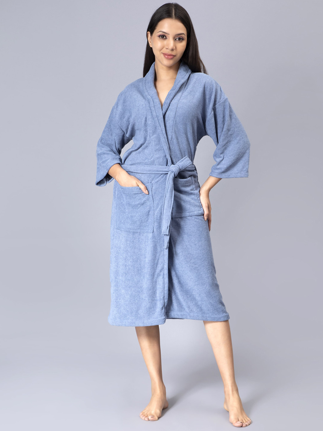 Buy HotGown Women Cotton Bath Robe With Belt Bath Robe for Women 22630676 Myntra