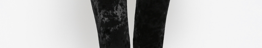 Velvet Wrap Leggings (0403001-BLACK)