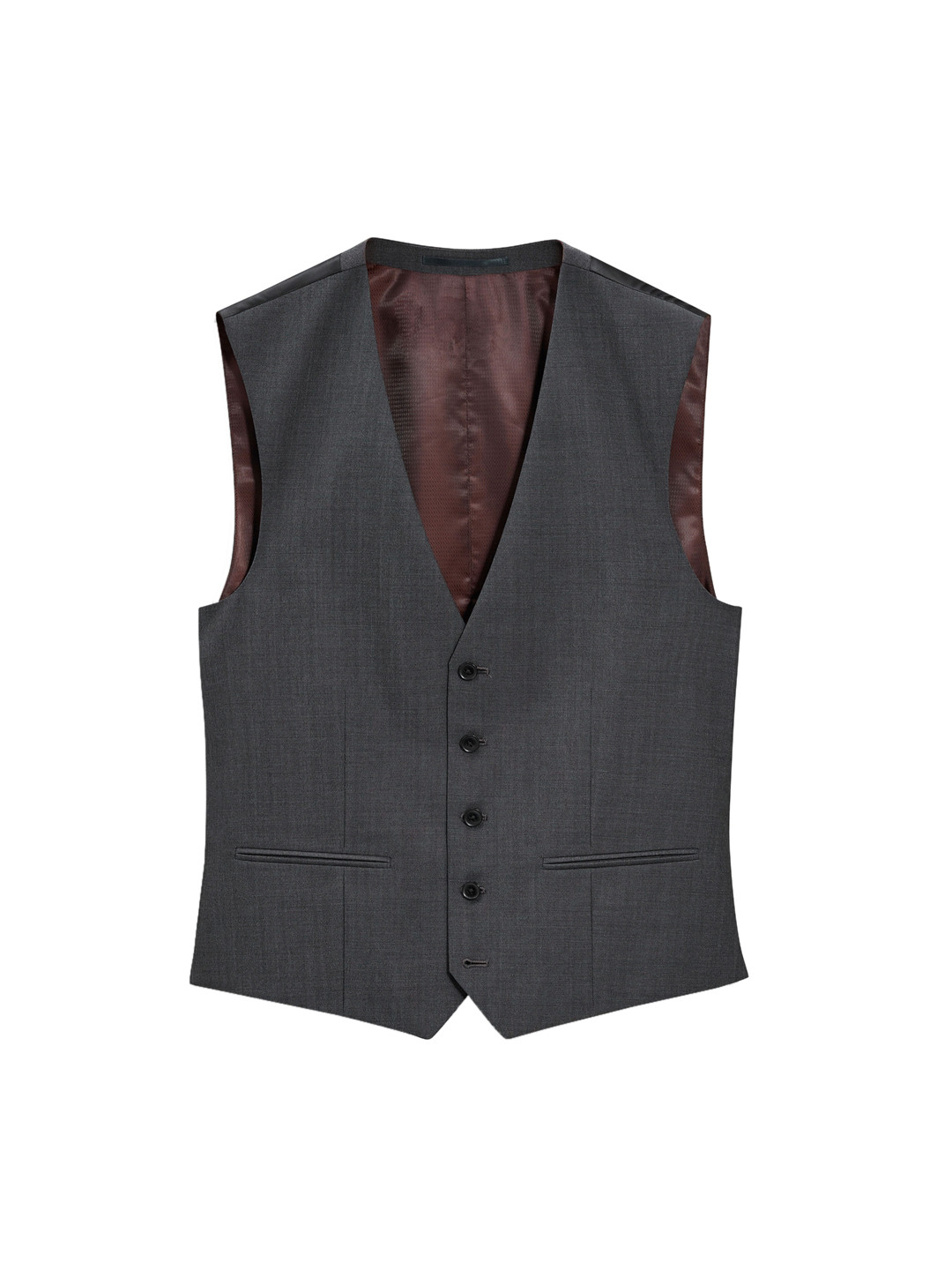 Buy Next Men Grey Formal Waistcoat Waistcoat for Men 2264270 Myntra