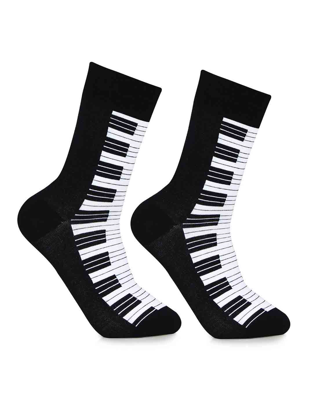 Buy Bonjour Men Patterned Cotton Calf Length Socks Socks for Men 22644062 Myntra