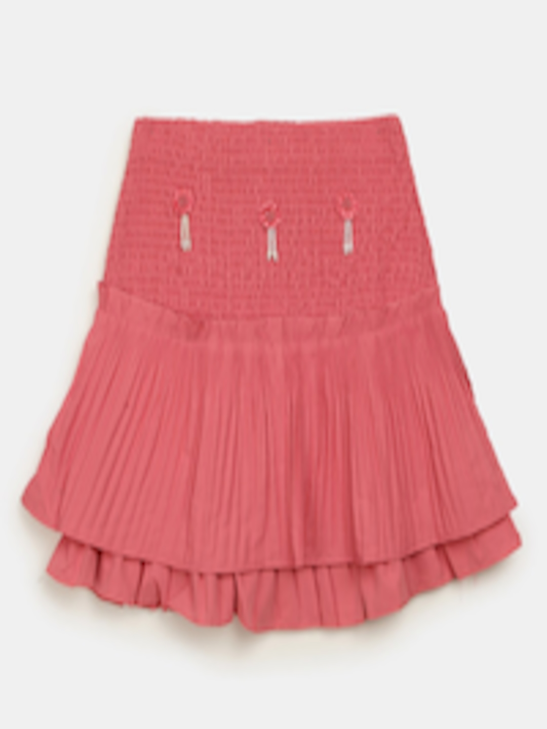 Buy V Mart Girls A Line Flared Knee Length Slip On Skirt - Skirts for ...