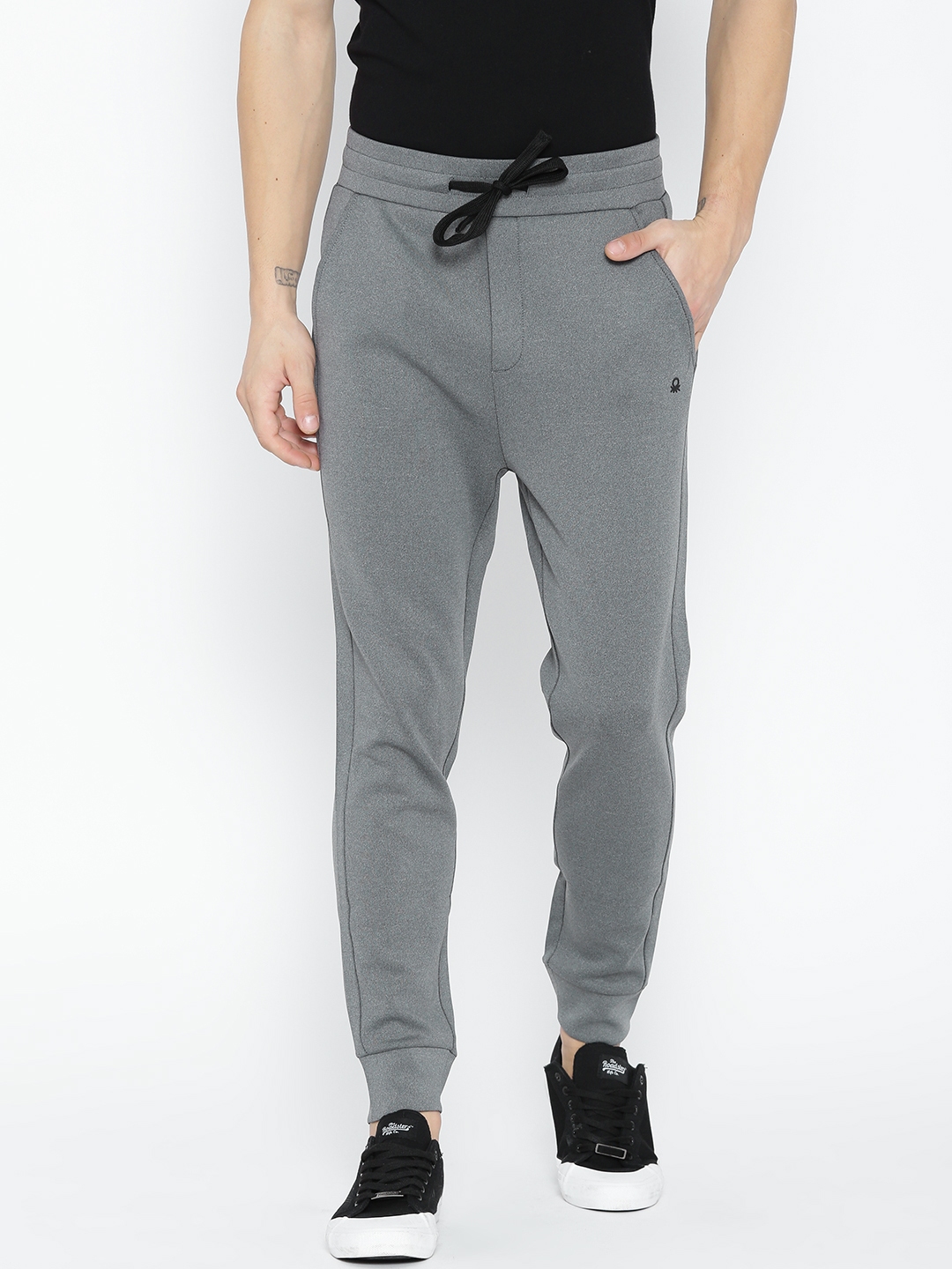 Buy United Colors Of Benetton Grey Joggers - Track Pants for Men ...