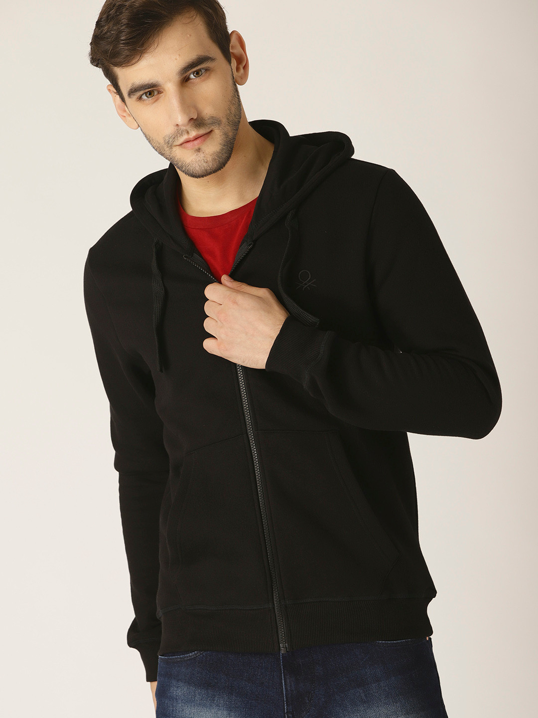 united colors of benetton black sweatshirt
