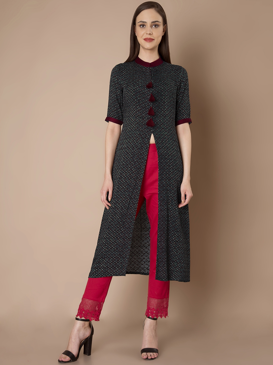 indya blue kurta