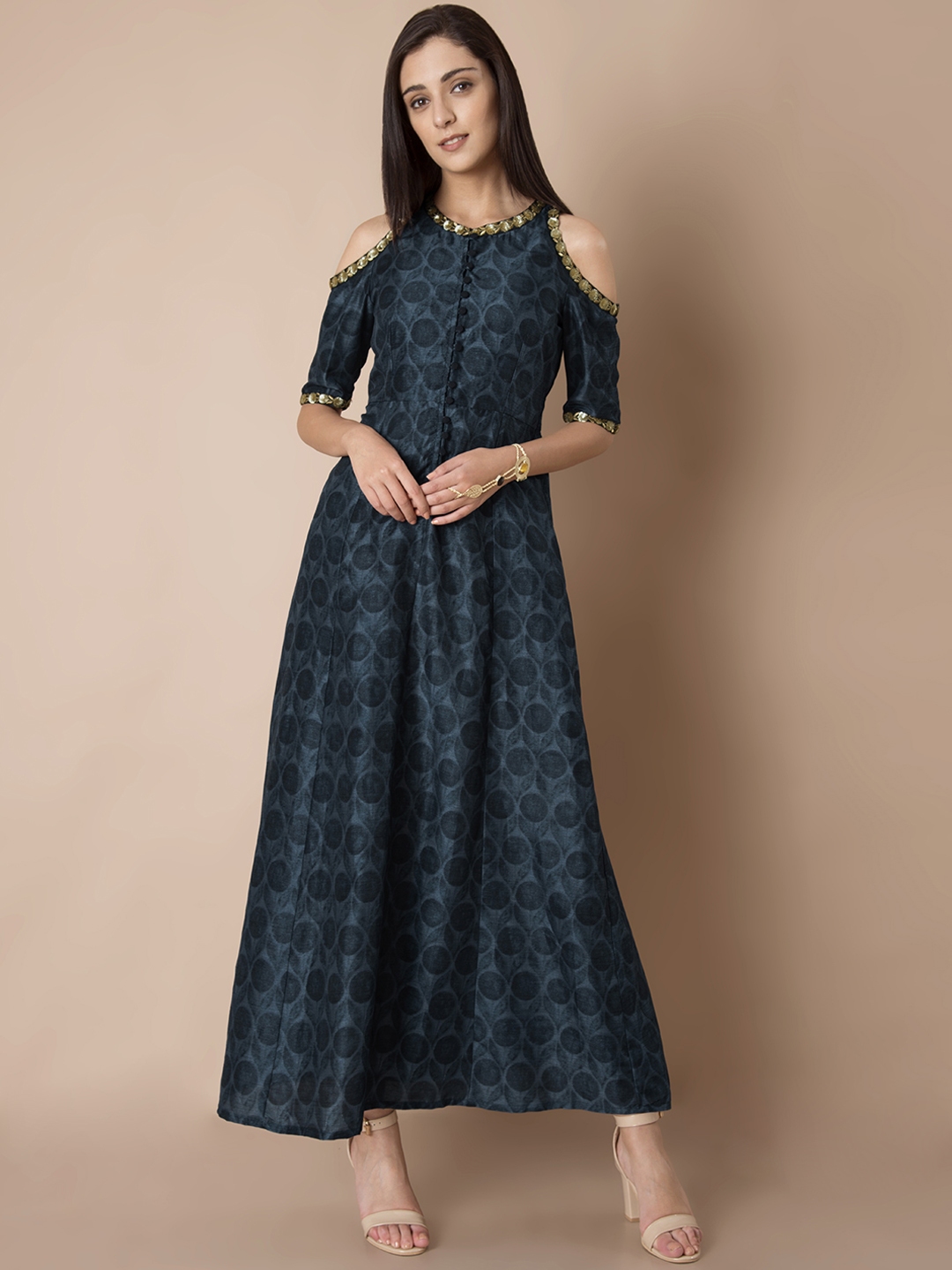 indya blue kurta
