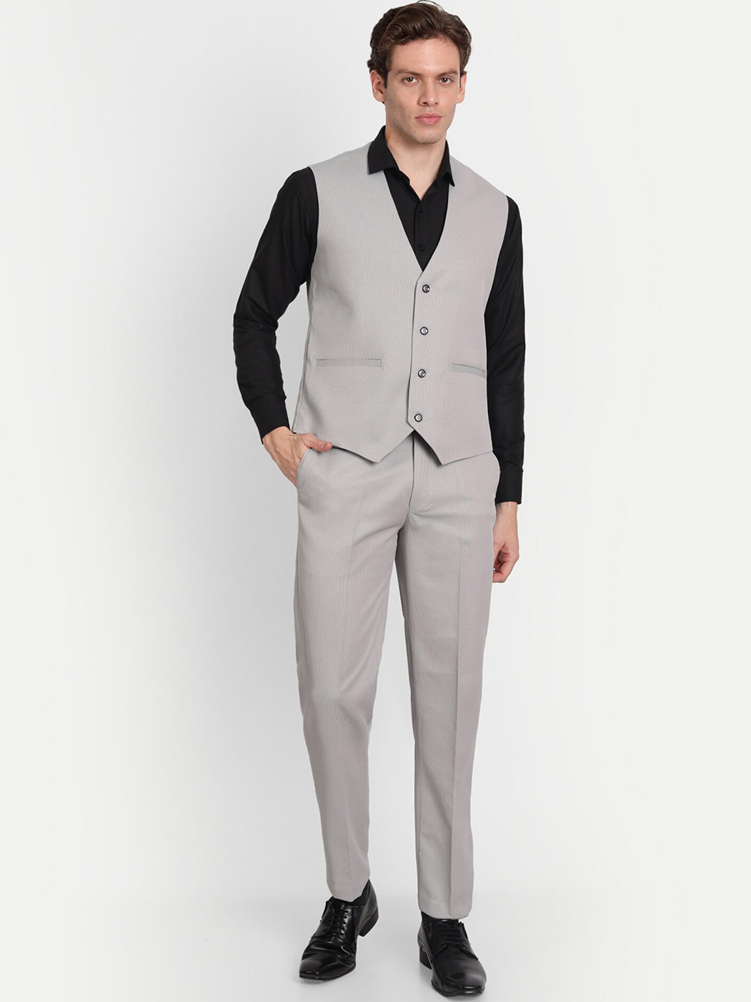 Men's Standard Fit Green Single Breasted Two Buttons Party 2 Pieces Formal Suits