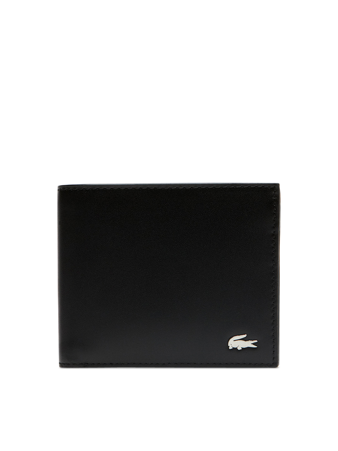 Buy Lacoste Men Black Solid Two Fold Wallet Wallets for Men 2267612
