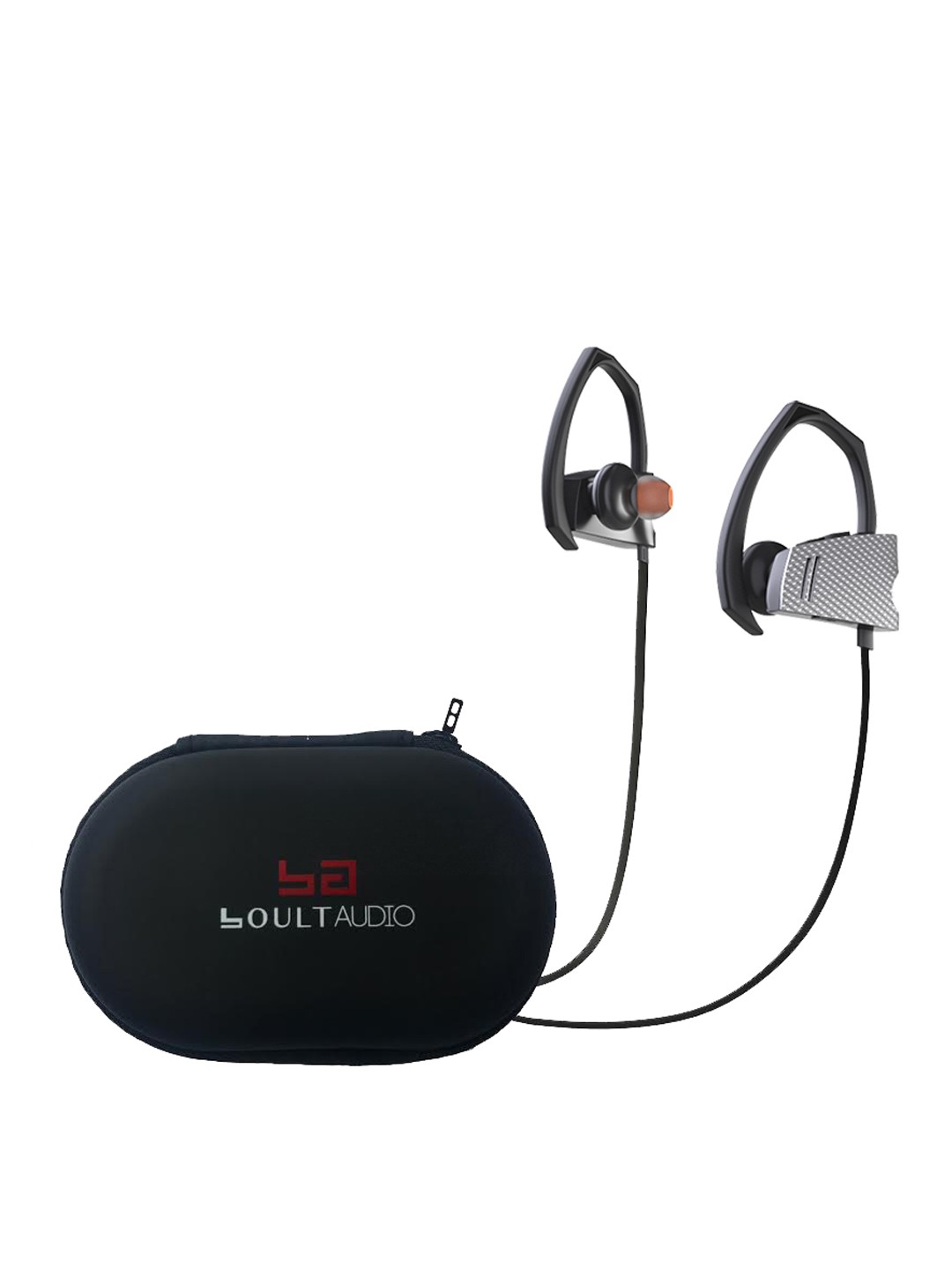 Buy Boult Edge Grey & Black HD Wireless Bluetooth Earphones With Mic - Headphones for Unisex