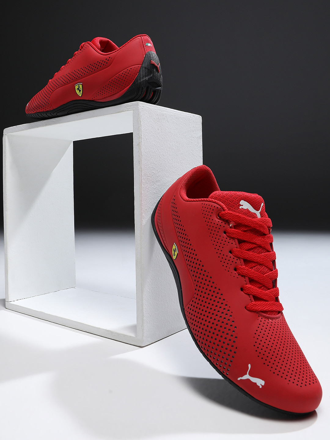 Buy PUMA Motorsport Kids Red SF Drift Cat 5 Ultra Rosso Corsa Sneakers