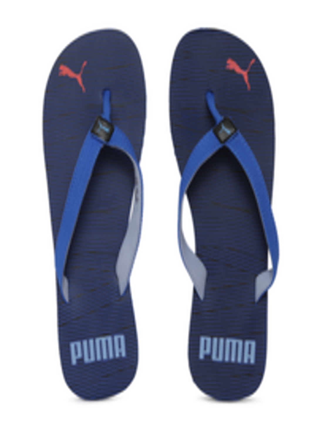 Buy Puma Unisex Blue Solid Thong Flip Flops - Flip Flops for Unisex ...