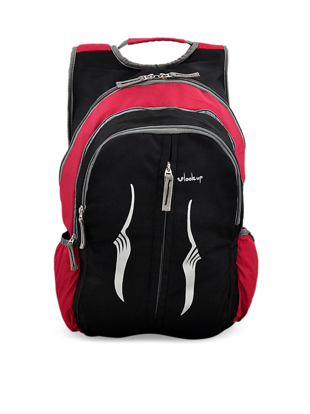 Buy Yelloe Unisex Black Geometric Backpack Backpacks for Unisex