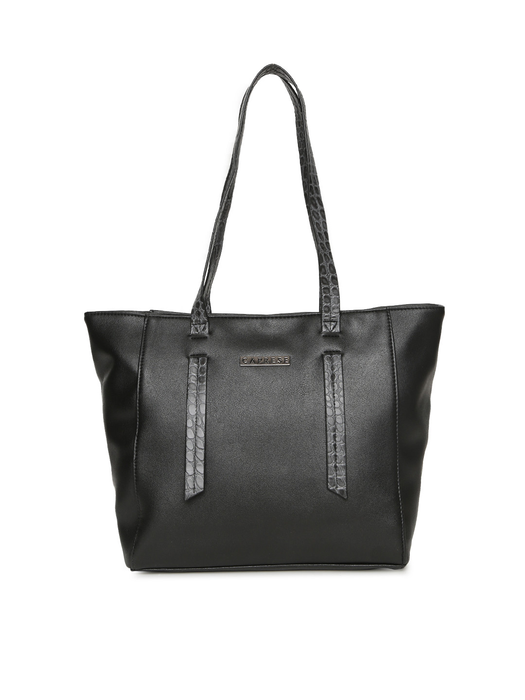 Buy Caprese Black Solid Shoulder Bag - Handbags for Women 2269791 | Myntra