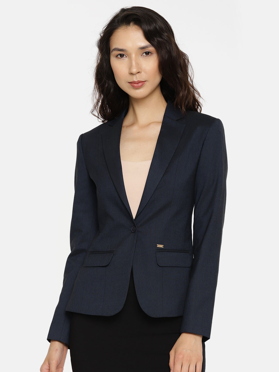 Buy Park Avenue Women Navy Solid Formal Blazer Blazers for Women