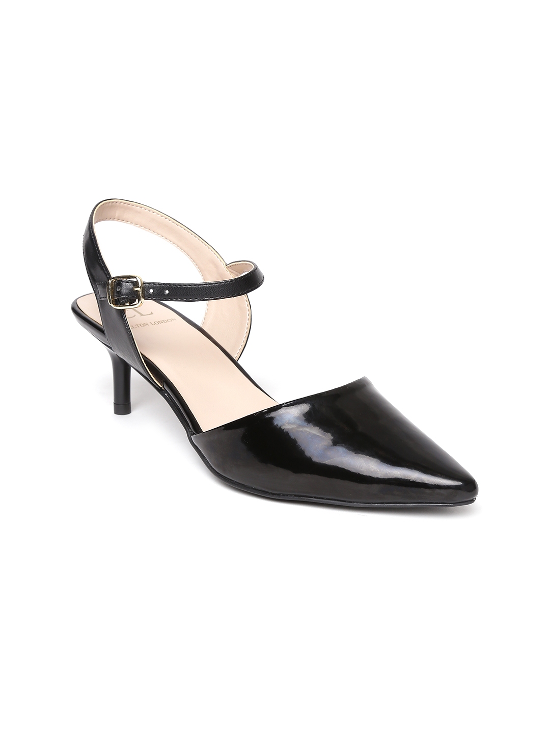 Buy Carlton London Women Black Solid Pumps - Heels for Women 2270497 ...