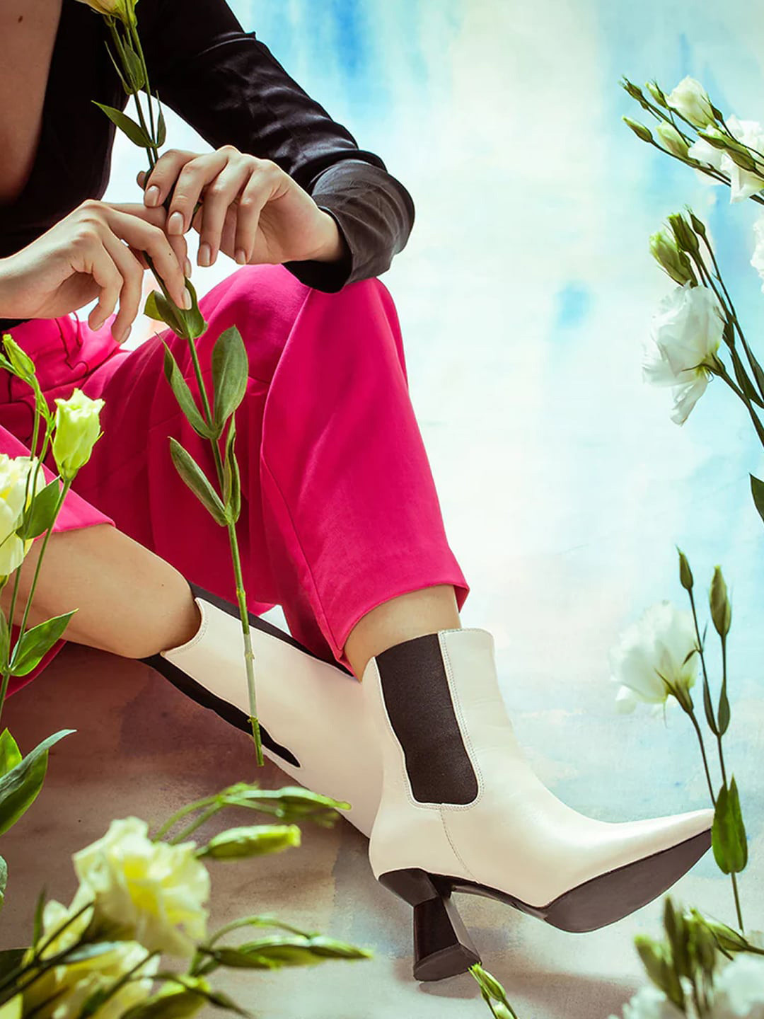 genuine leather chelsea boots