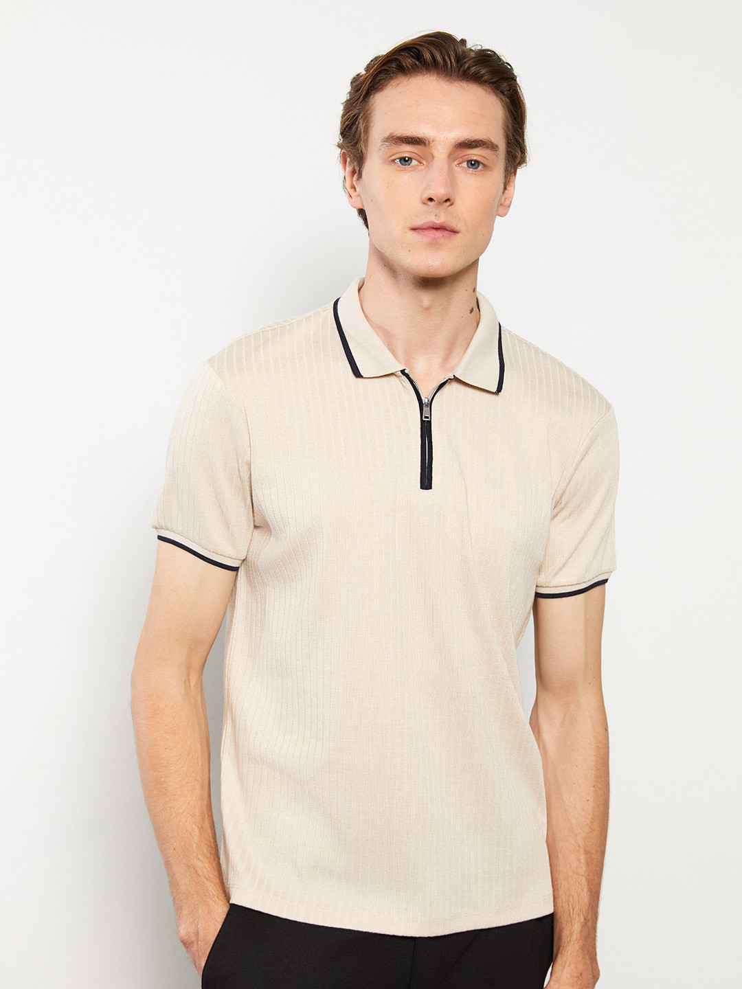 Buy LC Waikiki Polo Collar Slim Fit T Shirt - Tshirts for Men 22734952 ...