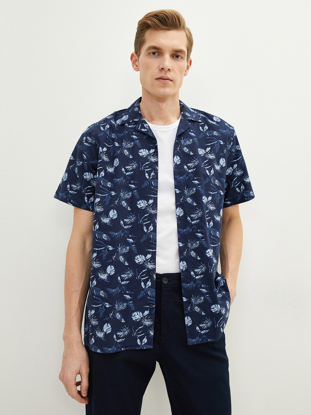 Buy LC Waikiki Pure Cotton Floral Printed Regular Fit Casual Shirt ...