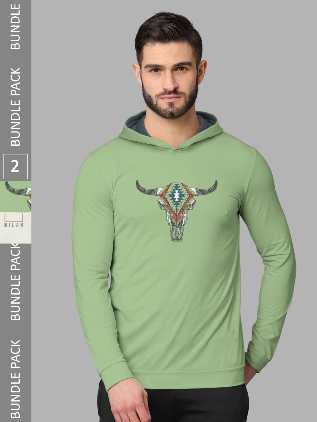 Buy BULLMER Pack Of 2 Printed Cotton T Shirt Tshirts for Men 22742008