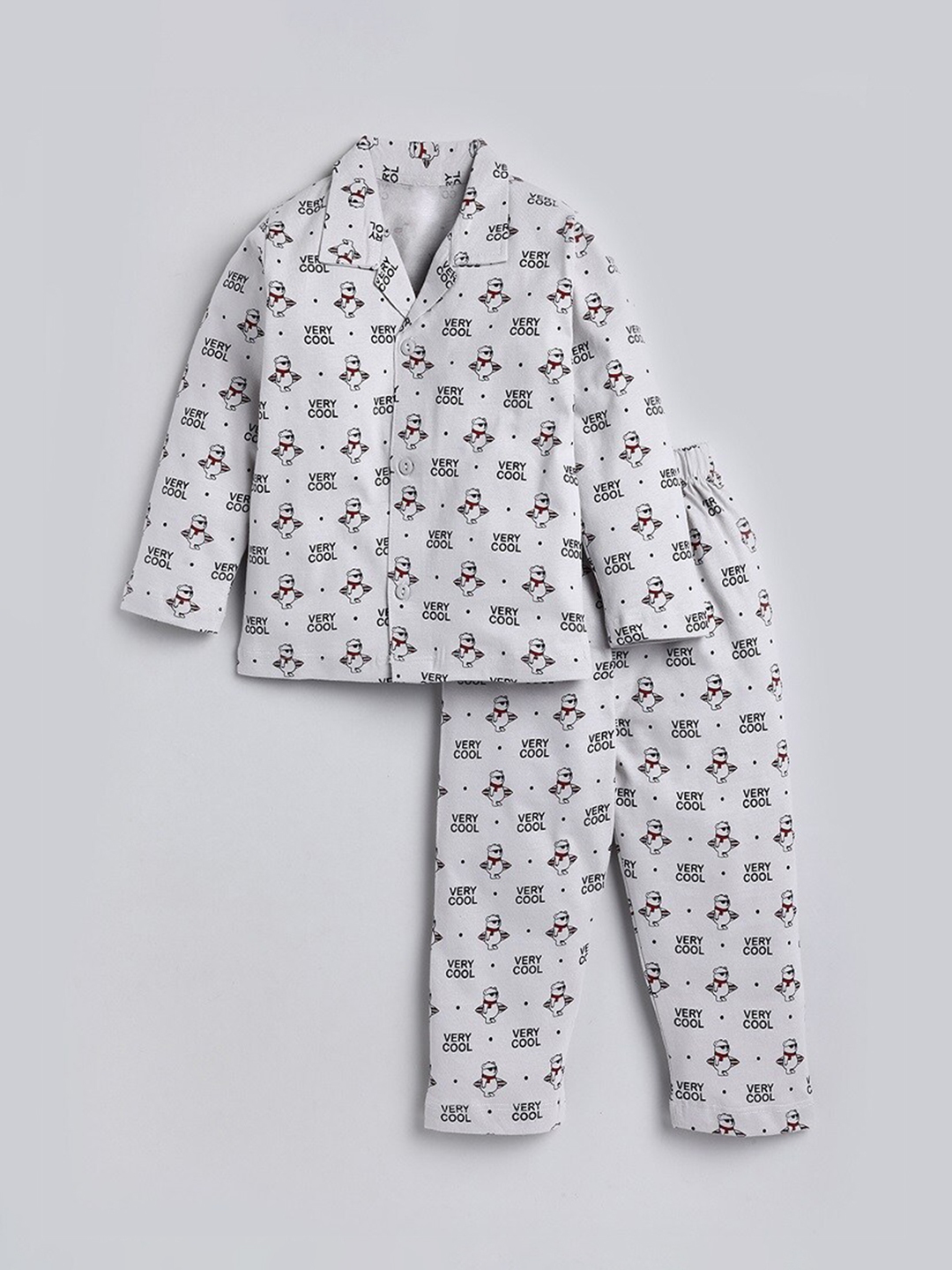 Buy YK Kids Conversational Printed Pure Cotton Night Suit Night Suits 
