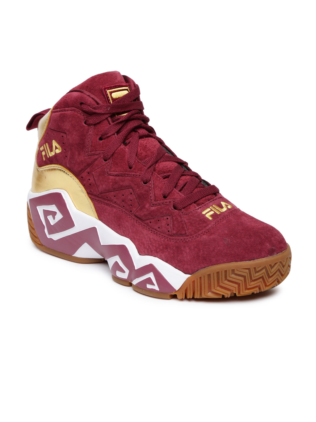 fila shoes maroon