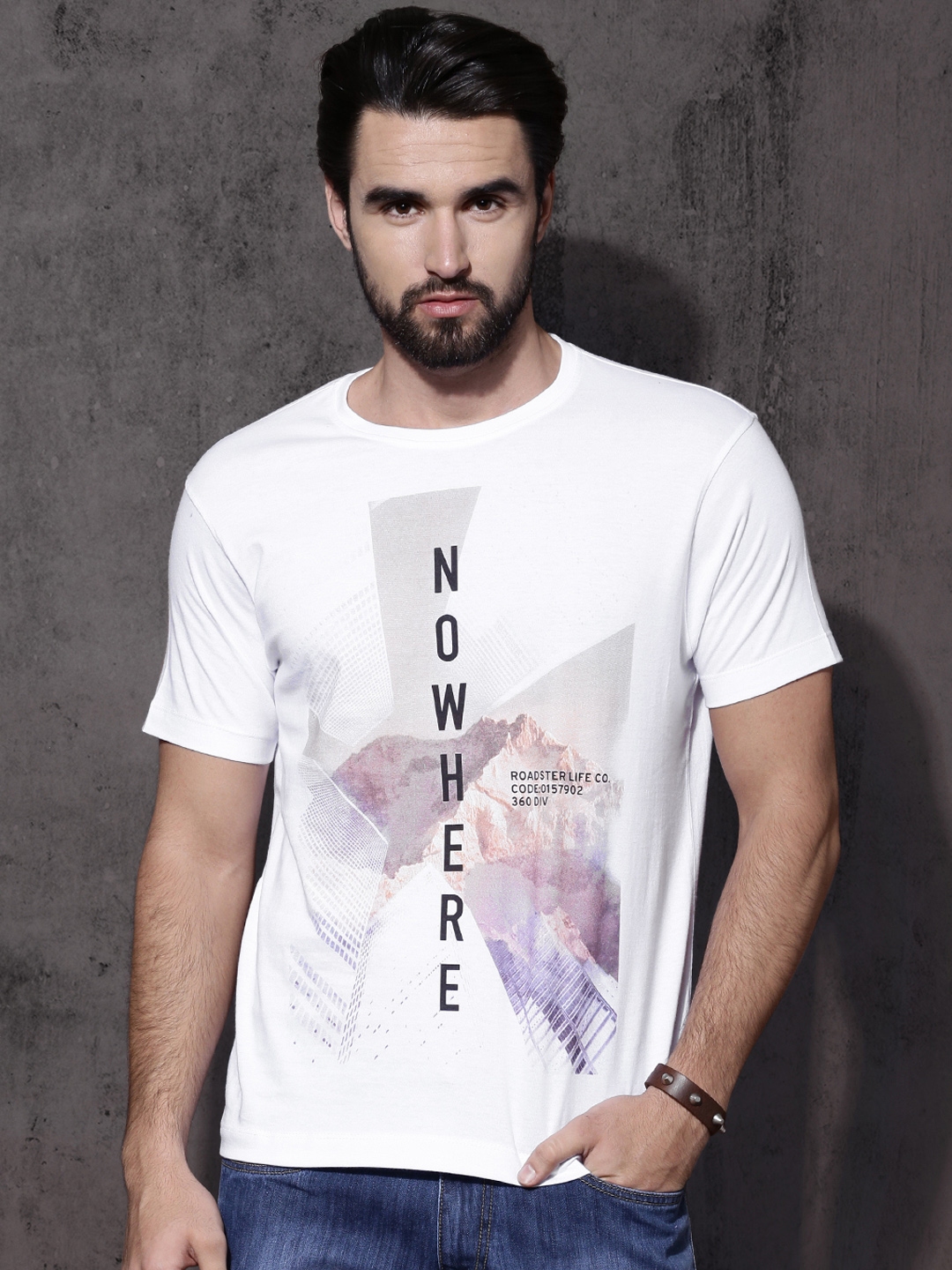 myntra plain t shirt