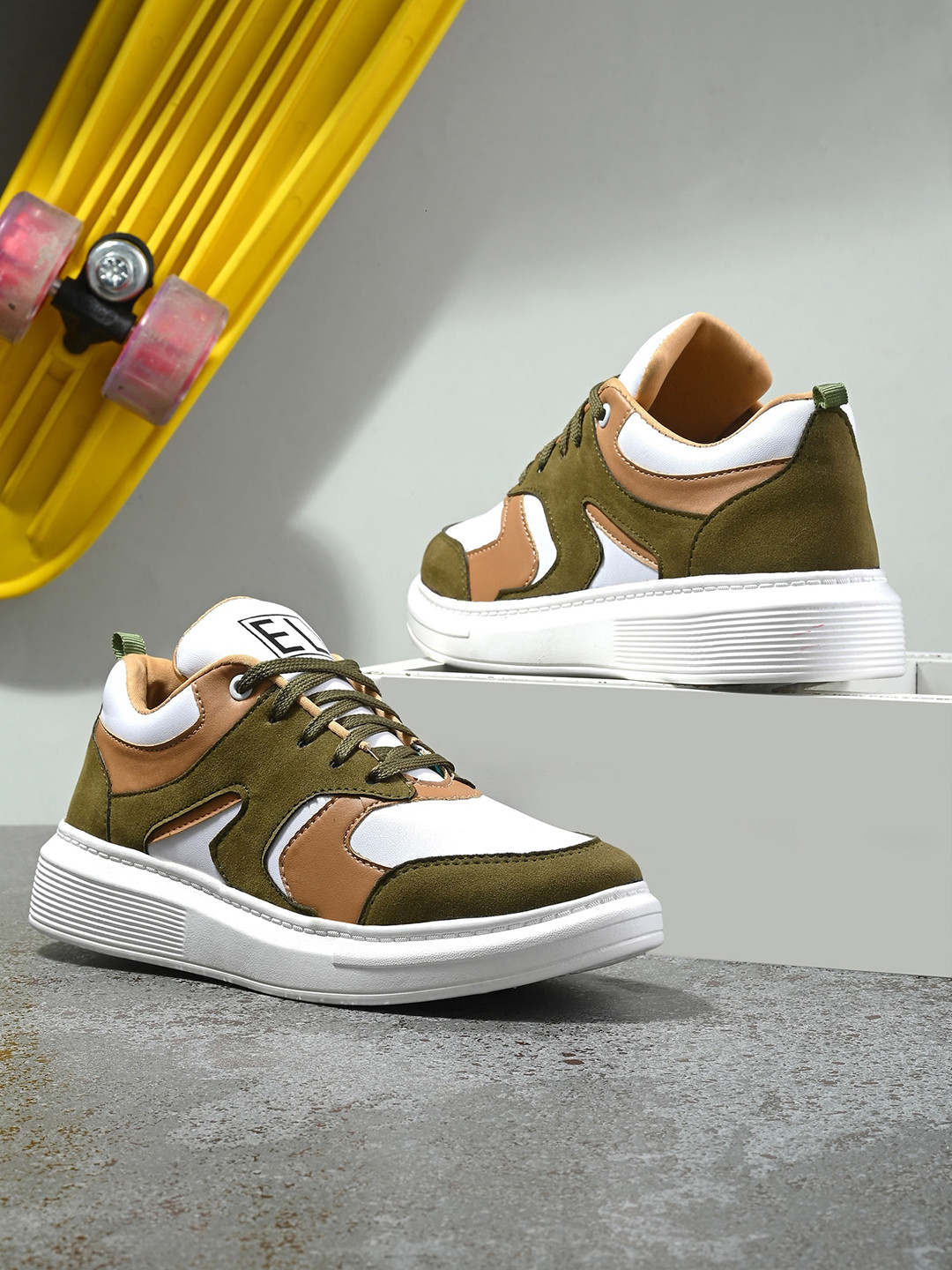 Buy El Paso Women Colourblocked Lightweight Sneakers Casual Shoes for