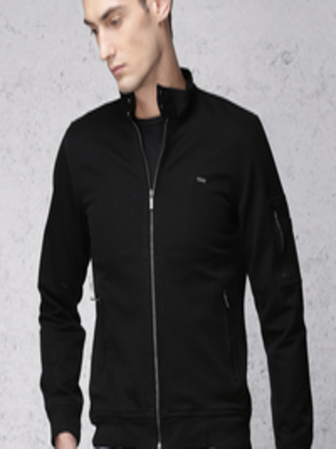 Buy Ecko Unltd Men Black Solid Bomber - Jackets for Men 2275486 | Myntra