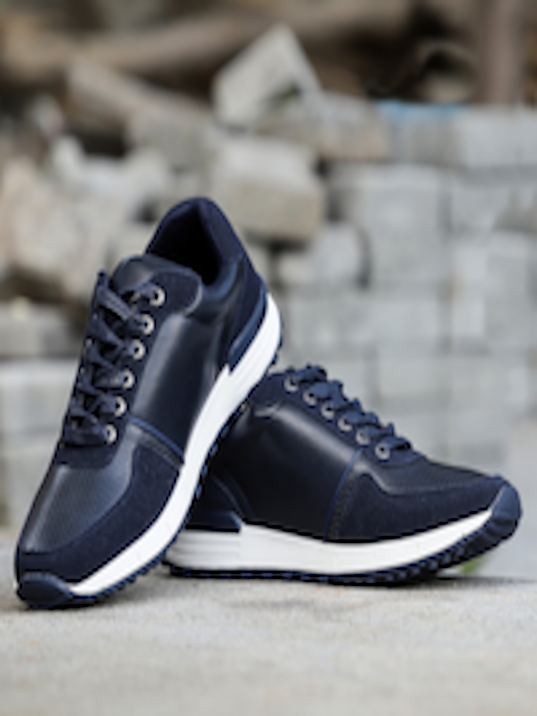 Buy Roadster Men Navy Blue Sneakers - Casual Shoes for Men 2275630 | Myntra
