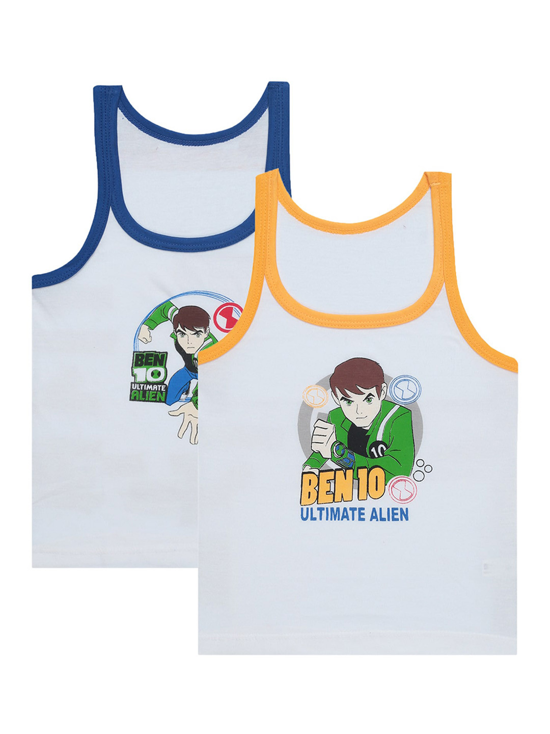 Bodycare Kids Boys Assorted Coloured Avengers Printed Vest Pack of 3