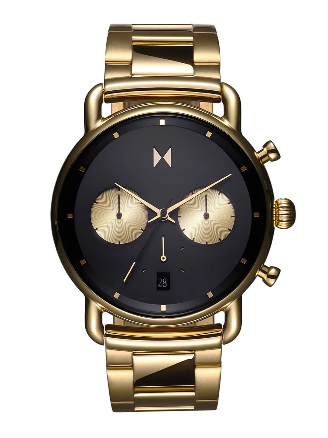 MVMT Blacktop II - Orologio analogico vintage, cronografo, impermeabile