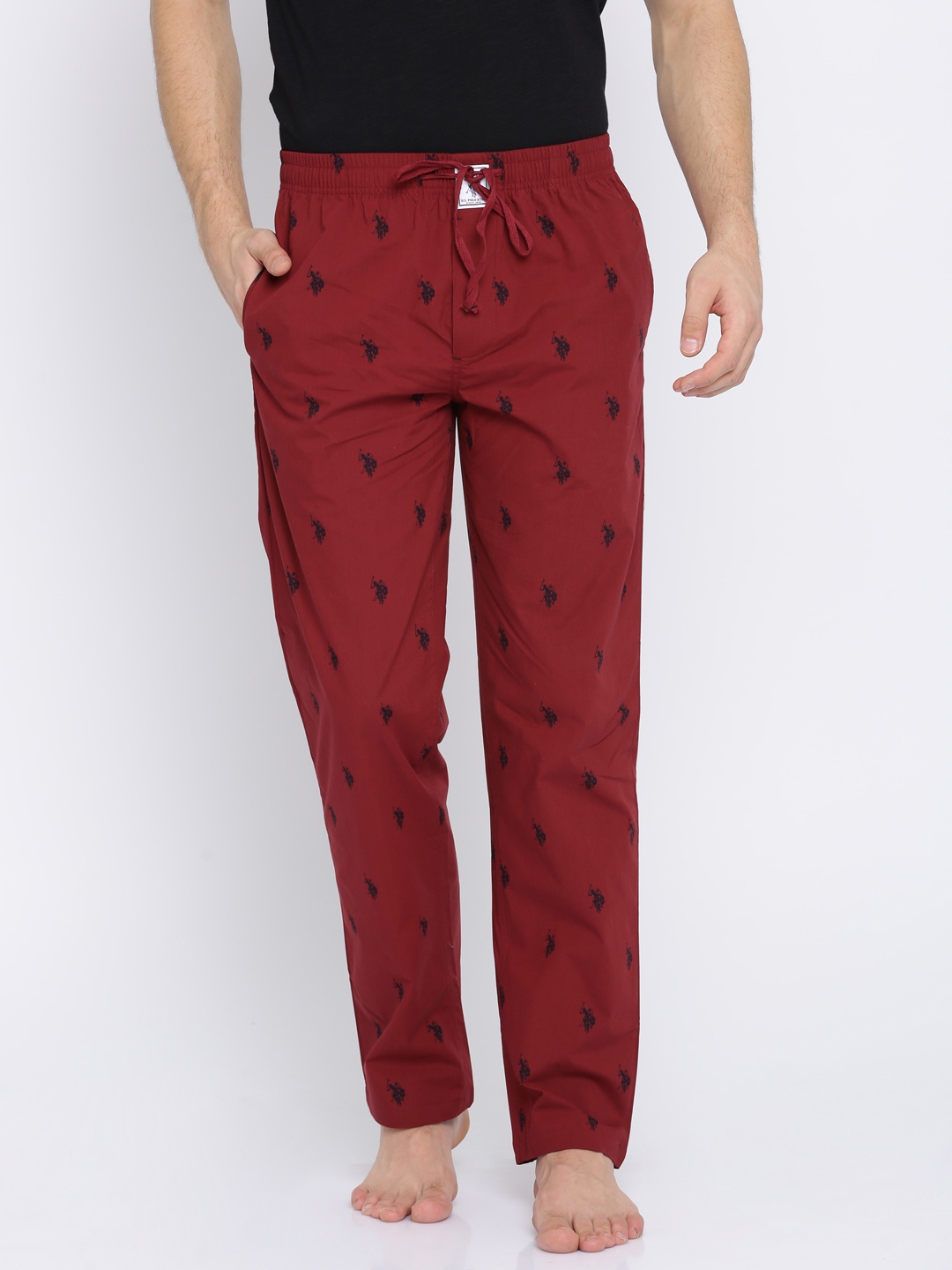 mens maroon track pants