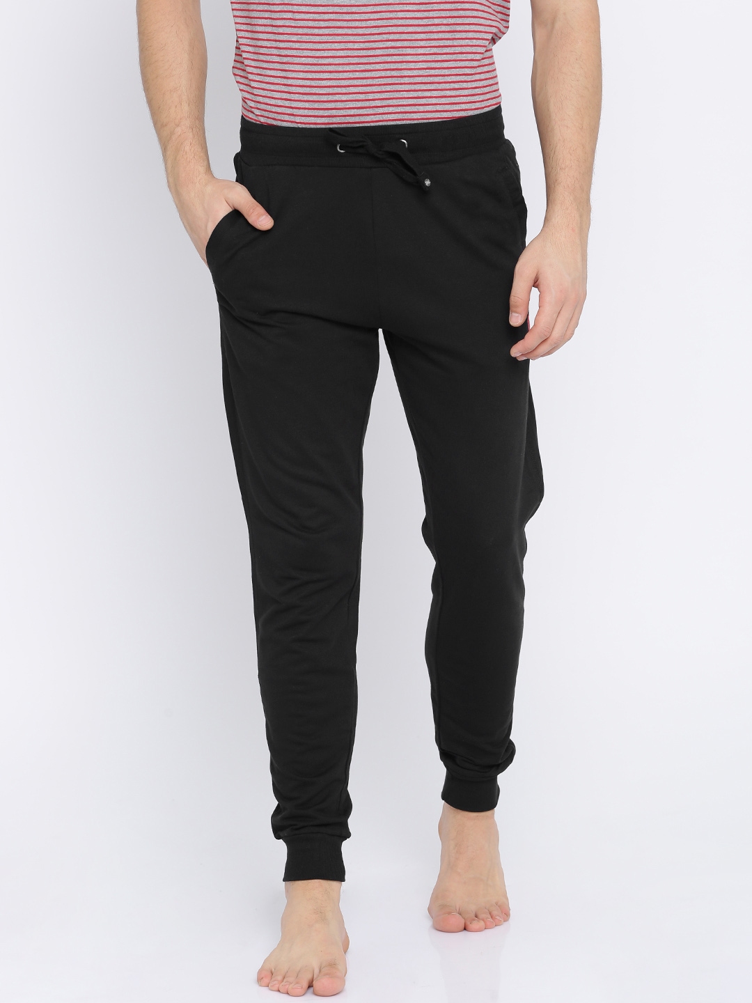 polo and jogger pants