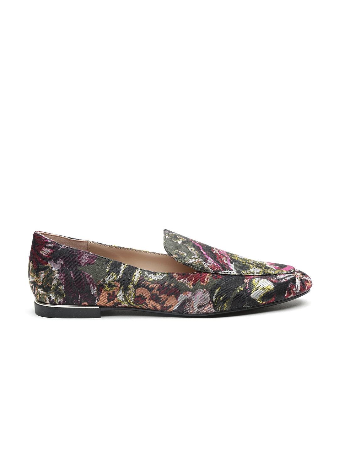 mango leather flats