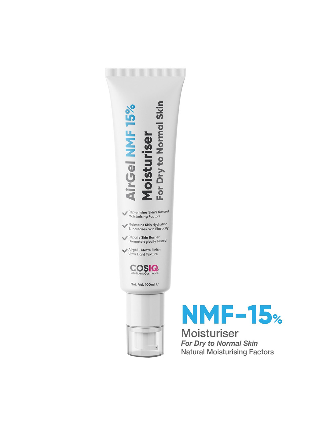 Buy CosIQ AirGel NMF 15 Face Moisturizer With Hyaluronic Acid 100 Ml