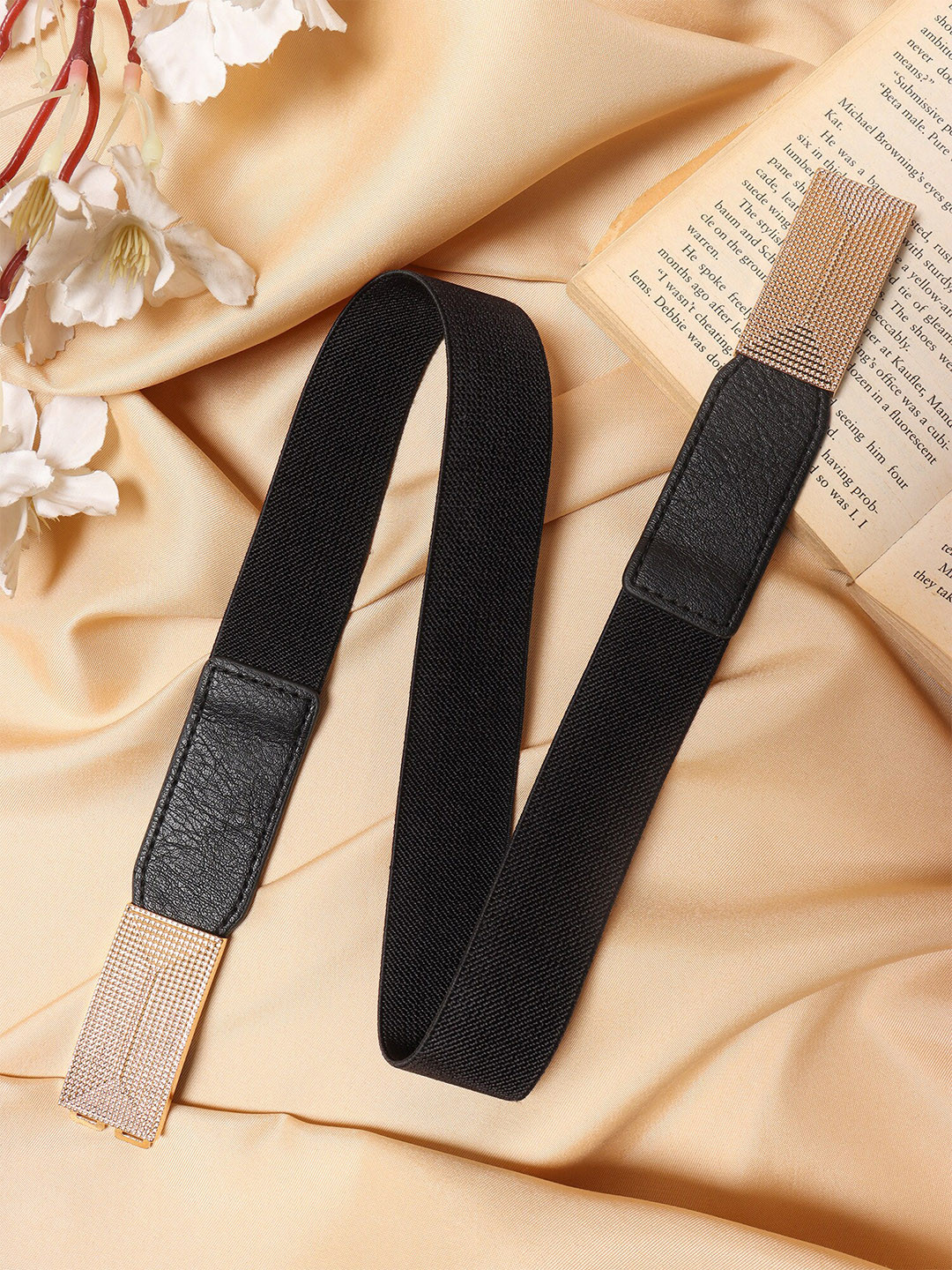 Buy Berrylush Women Black Embellished Belt Belts for Women 22804468